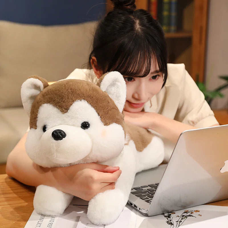 Adorable Soft Plush Husky - Cuddle Up with Cutie!