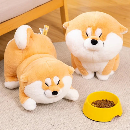Adorable Kawaii Akita & Shiba Inu Plush Toy