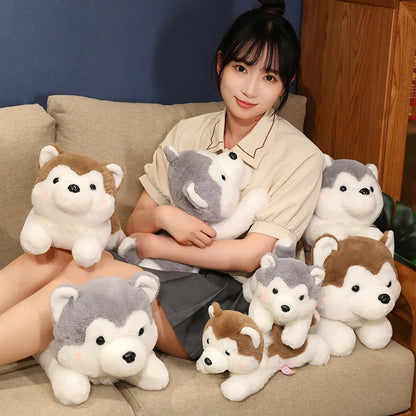 Adorable Soft Plush Husky - Cuddle Up with Cutie!