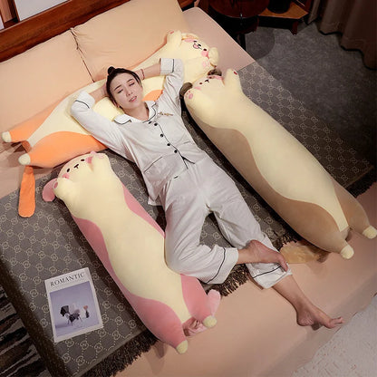 Adorable Long Snuggly Kawaii Dog Plush Toys