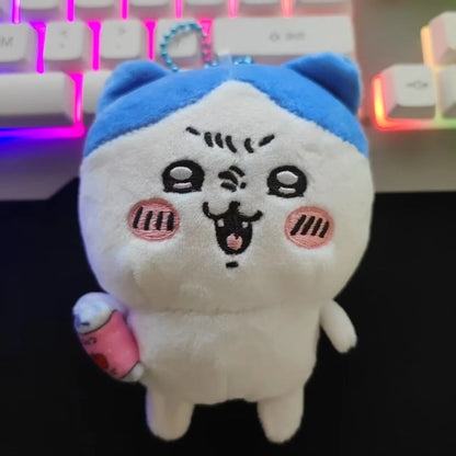 Hachiware Angry Face after Drinking Soda Plush Doll