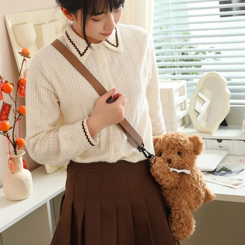 Adorable Plush Teddy Animal Bag