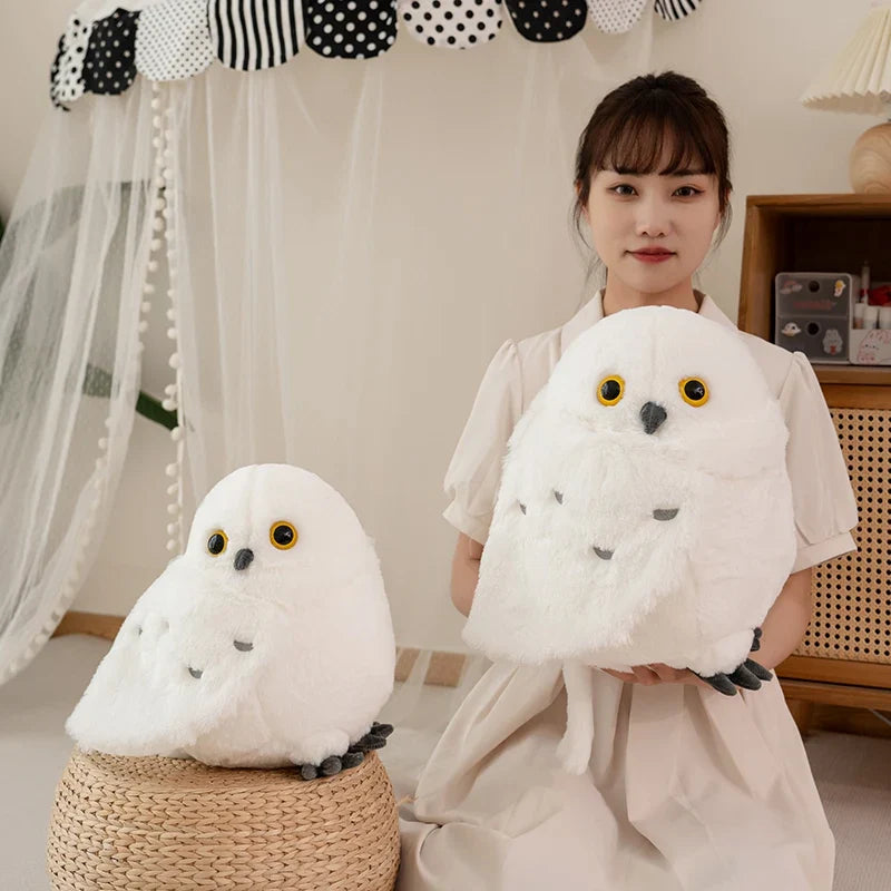 Extra Large White Owl Plush Toy - Cuddly and Adorable!