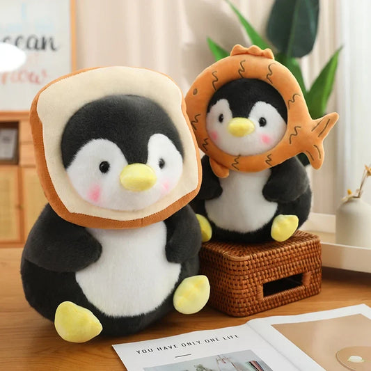 Adorable Kawaii Baby Penguin Plushies Wearing Cute Hats
