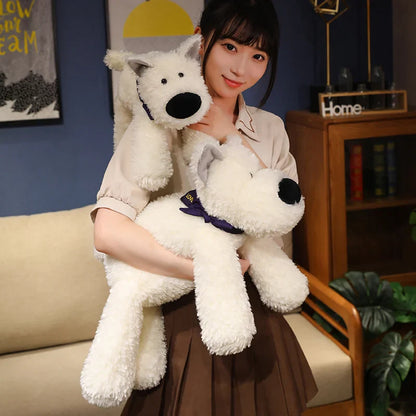 Adorable Fluffy West Highland Terrier Plush Toy