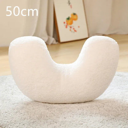 Charming Minimalist Moon Ball Plush Pillow Collection