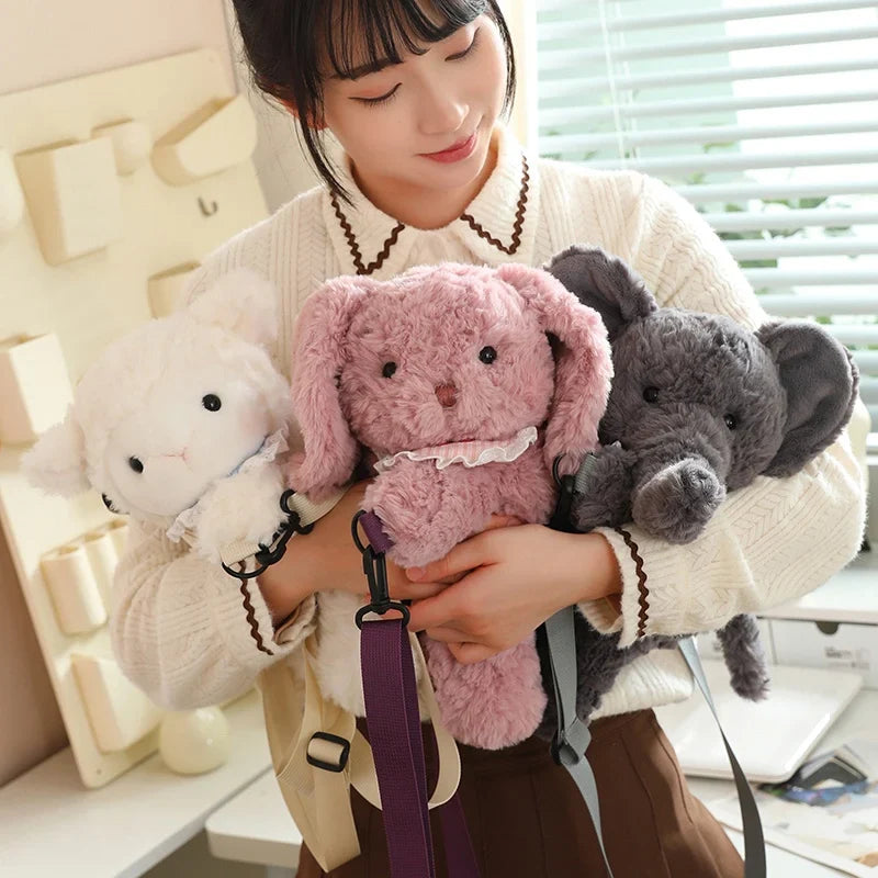 Adorable Plush Teddy Animal Bag