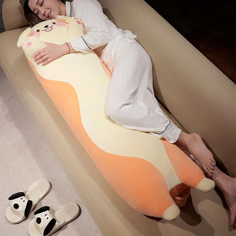 Adorable Long Snuggly Kawaii Dog Plush Toys