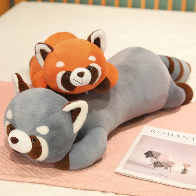 Adorable Bushy & Buster Plush Raccoons - Your Cuddly Friends with a Twist!