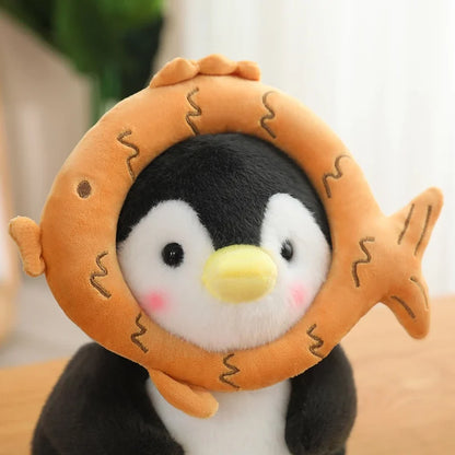 Adorable Kawaii Baby Penguin Plushies Wearing Cute Hats
