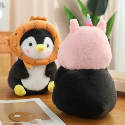 Adorable Kawaii Baby Penguin Plushies Wearing Cute Hats