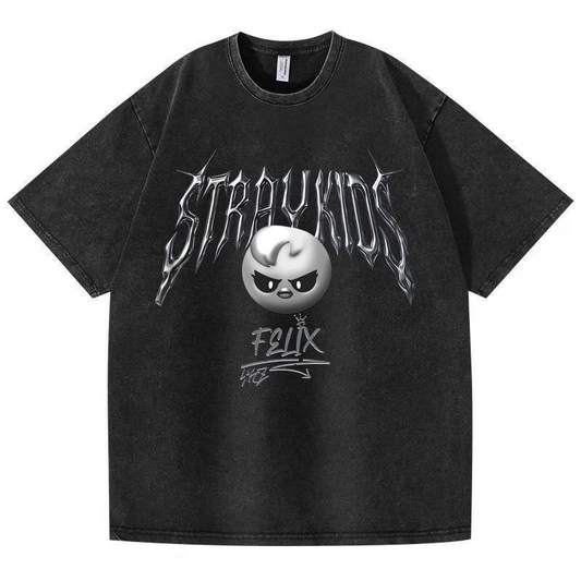 Evil SKZOO Washed Cotton T-Shirt