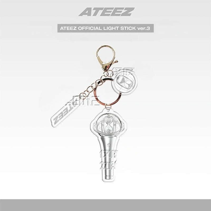 [NEW] Ateez Lightstick Ver.3 Acrylic Keychain