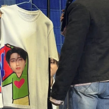 Lee Know and Han matching couple T-Shirts