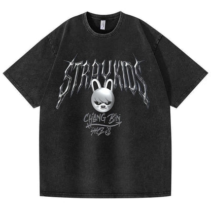 Evil SKZOO Washed Cotton T-Shirt
