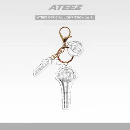 [NEW] Ateez Lightstick Ver.3 Acrylic Keychain