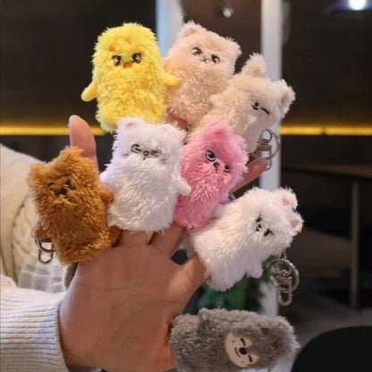 SKZOO Furry Finger Cover Keychain