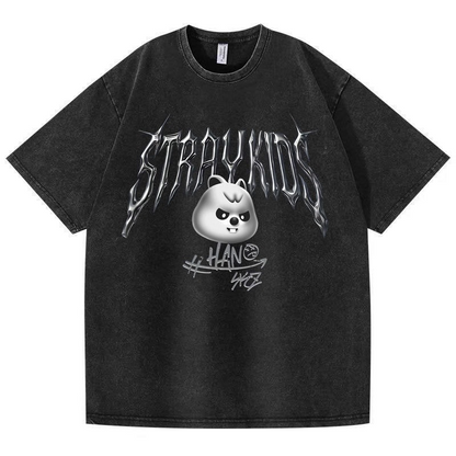 Evil SKZOO Washed Cotton T-Shirt