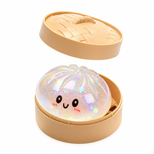 Glitter Steamed Bun Squishy