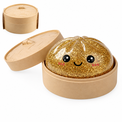 Glitter Steamed Bun Squishy