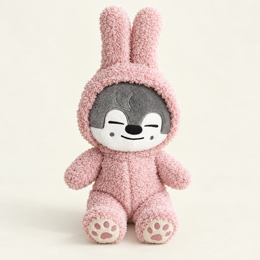 Teddy Bear Dressing - Bunny Ear Fluffy Onesie