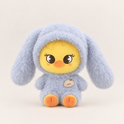 [NEW] Fluffy Bunny Ear Hood for 10cm Plush