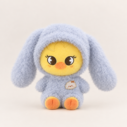Fluffy Bunny Ear Hood for 10cm Plush