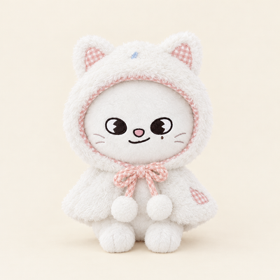 [NEW] Fluffy Hooded Cape for 10cm Plush