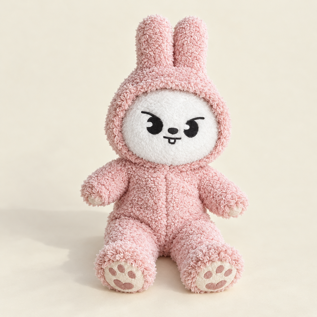 Bunny Ear Fluffy Onesie for 40-50cm Teddy Bear