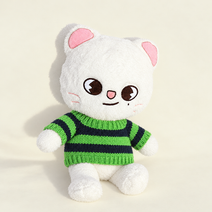 Green Striped Knit Sweater for 40-50cm Teddy Bear