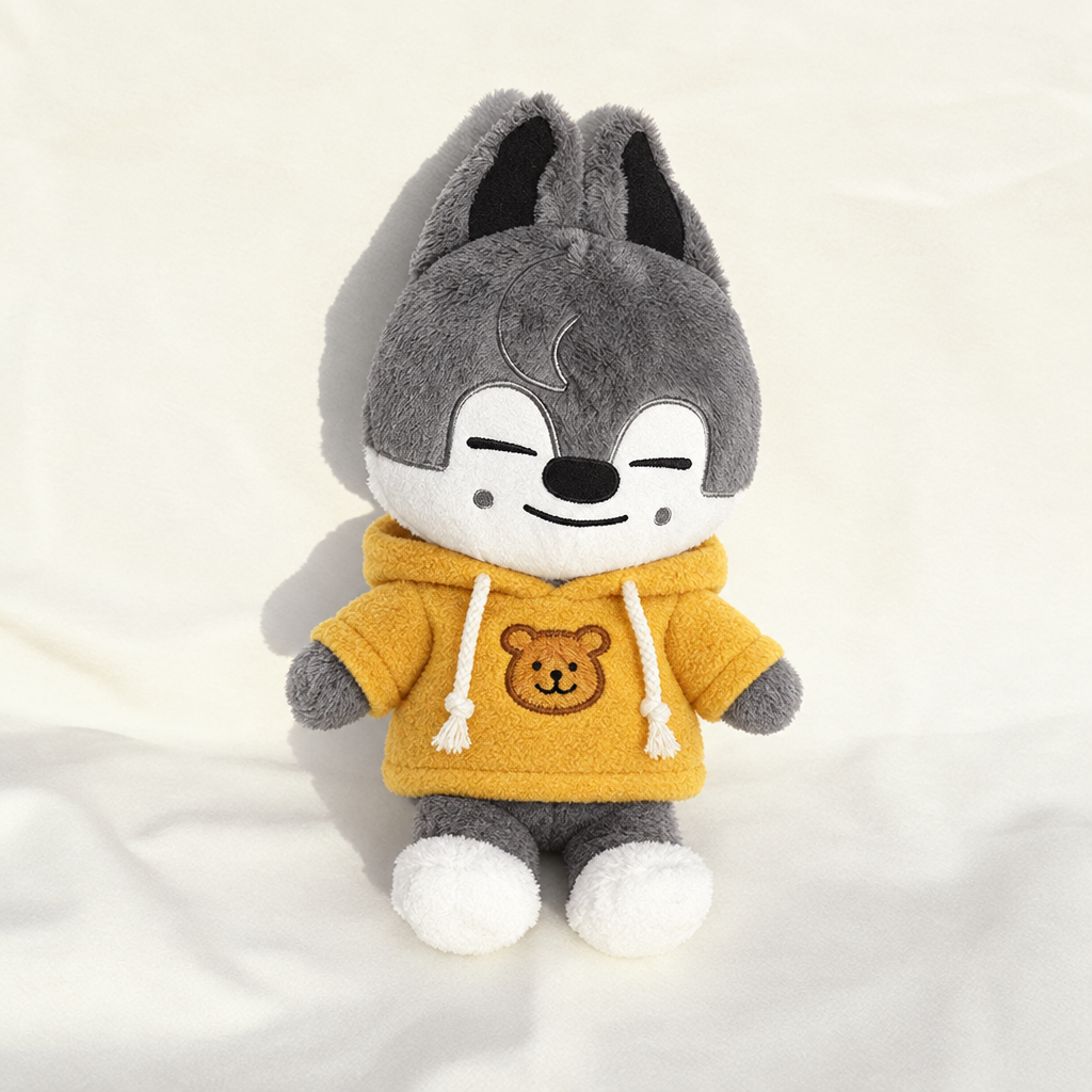 Teddy Bear Dressing - Bear Patch Hoodie - Yellow
