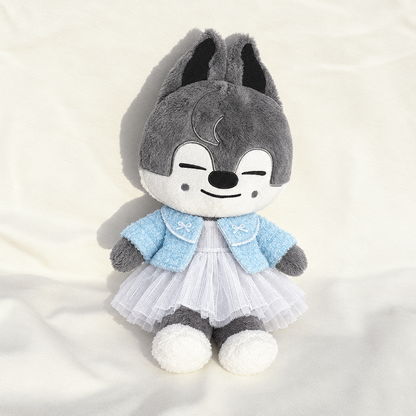 Denim Jacket & Tutu Dress Set for 40-50cm Teddy Bear