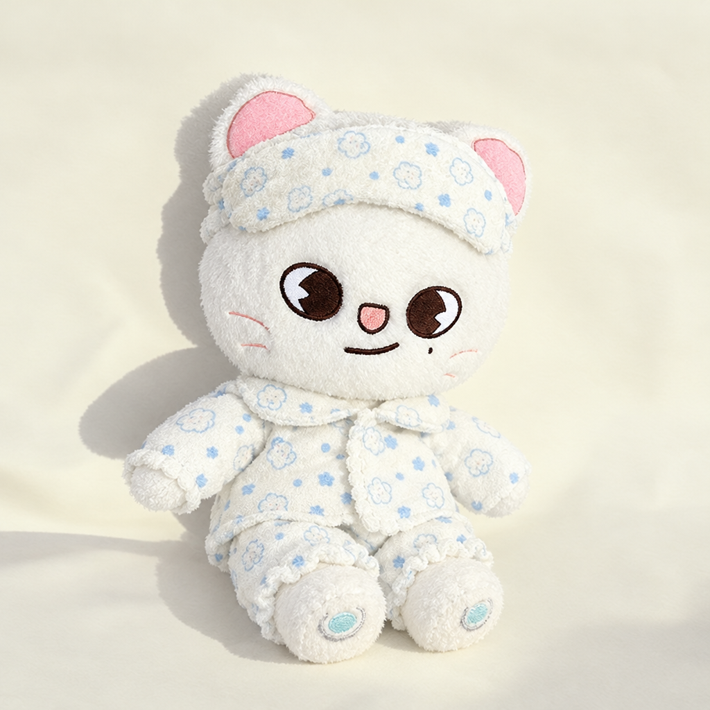 Pajamas & Sleep Mask for 40cm Plush