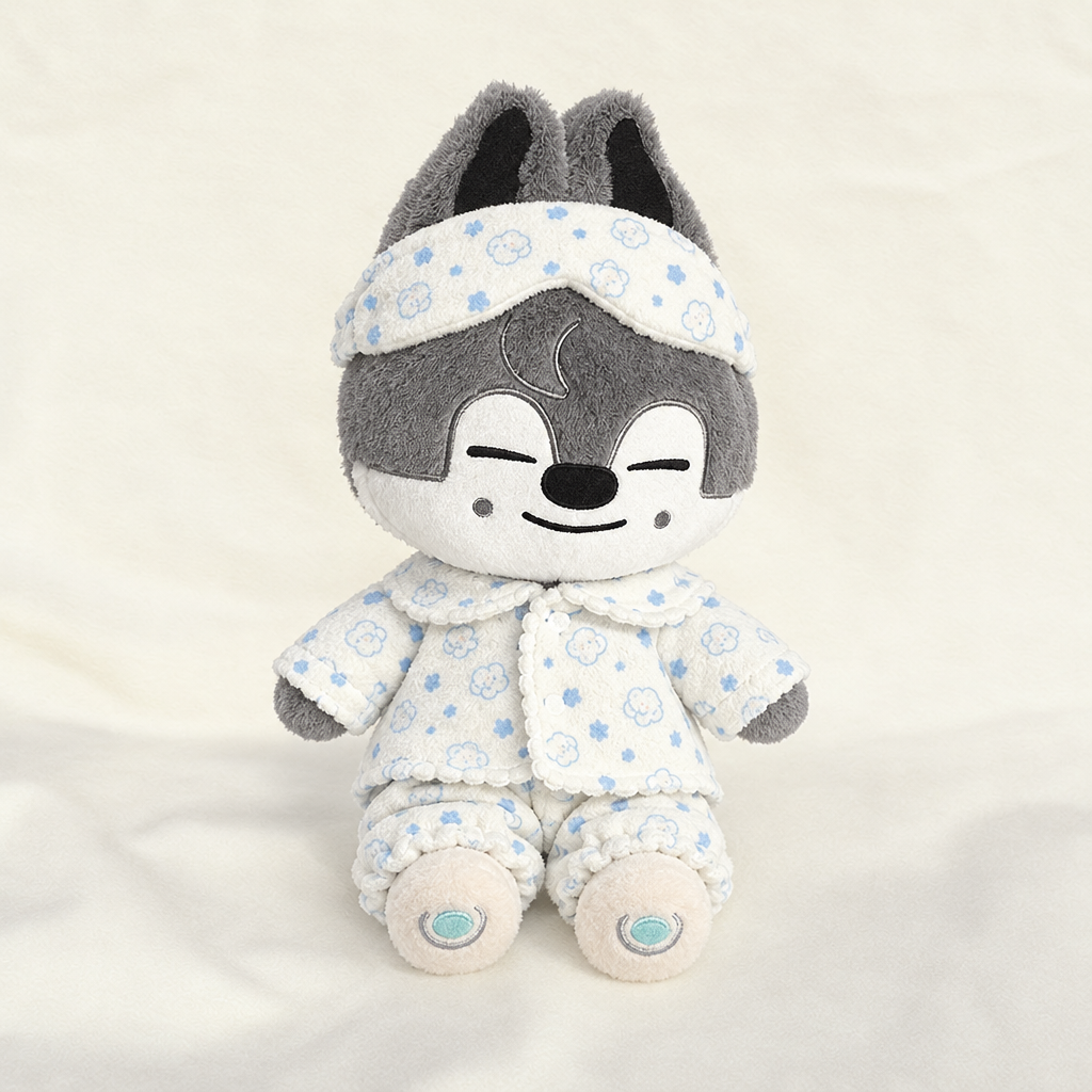 Pajamas & Sleep Mask for 40cm Plush