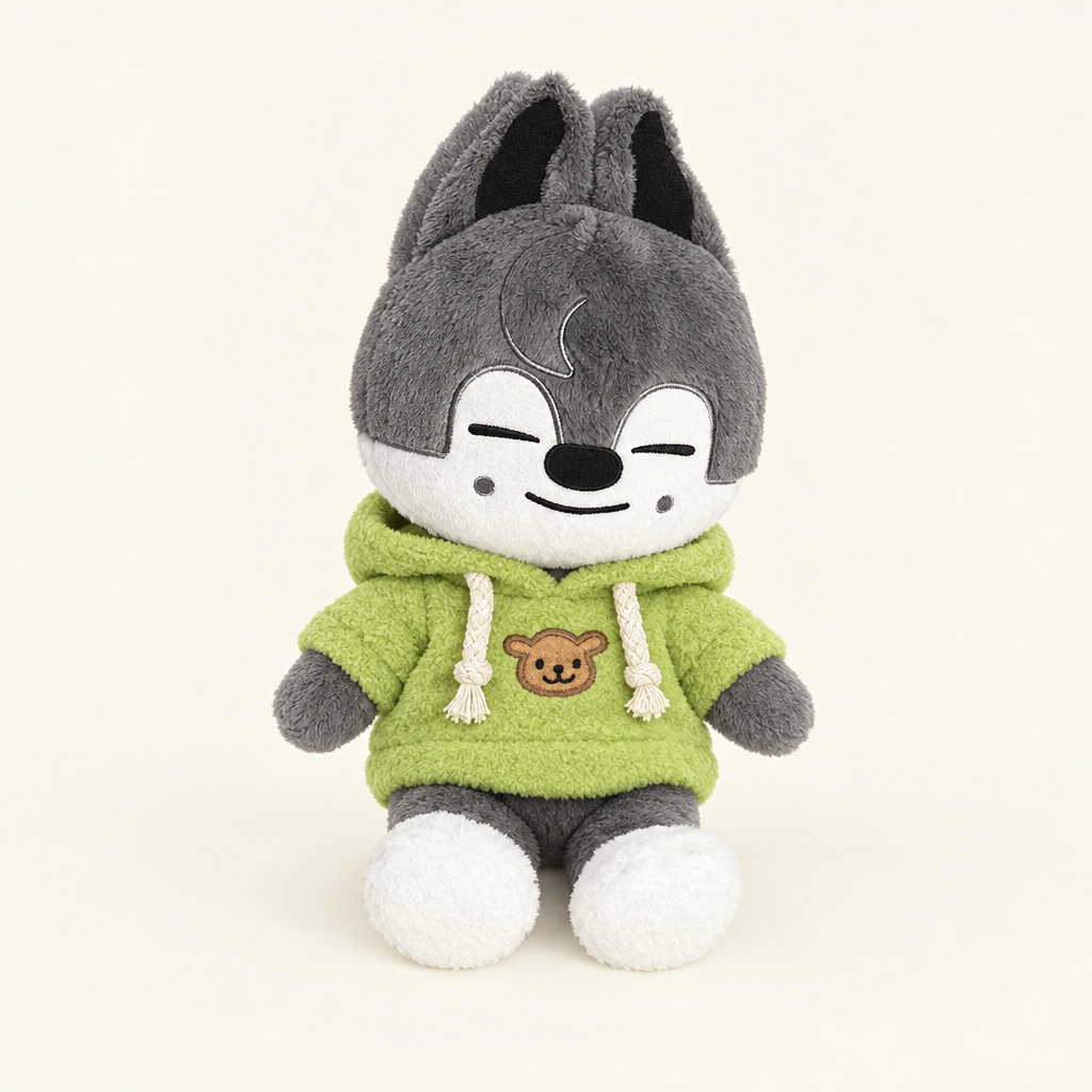 Teddy Hoodie – Lime – for 50cm Plush