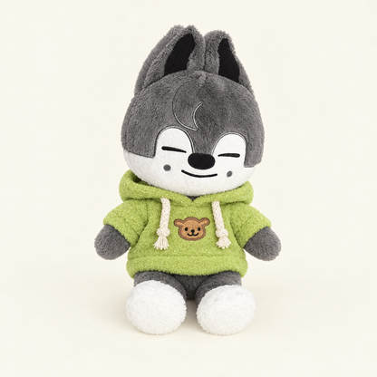 Teddy Hoodie – Lime – for 50cm Plush