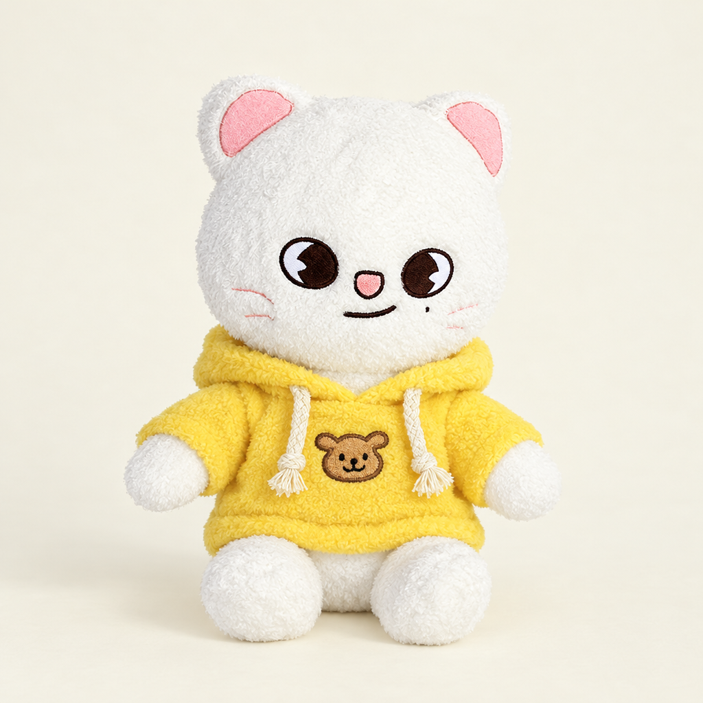 Teddy Bear Dressing - Teddy Hoodie - Yellow