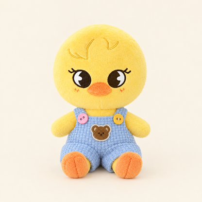 Cute Overalls – Light Blue – for 10cm Plush