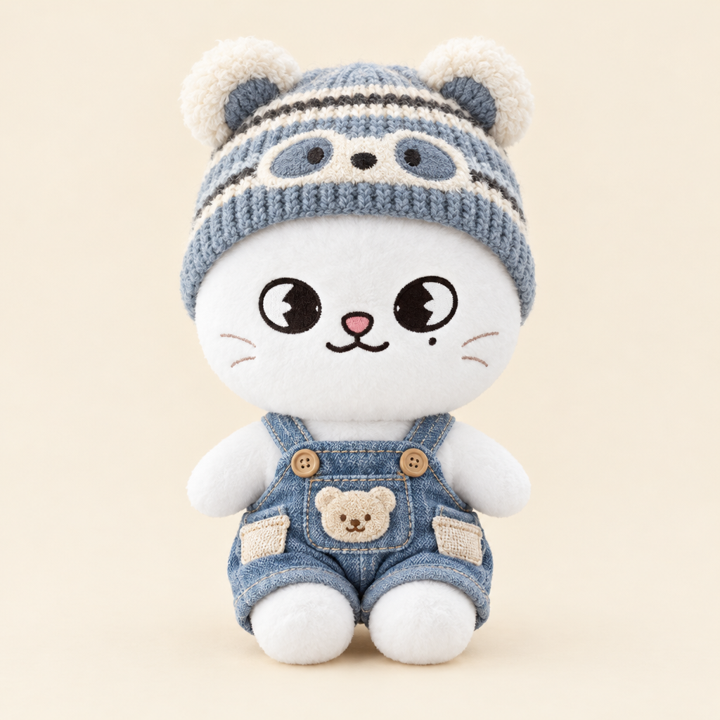 Sweet Outfit Set – Raccoon Hoodie Set – for 10cm Plush