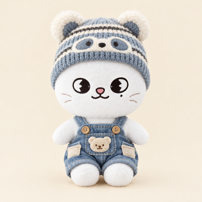 Sweet Outfit Set – Raccoon Hoodie Set – for 10cm Plush