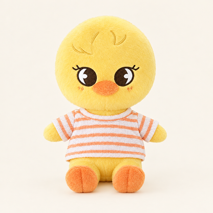 Striped T-Shirt – Orange – for 10cm Plush