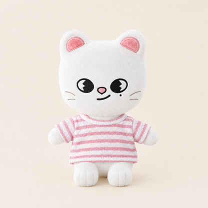 Striped T-Shirt – Pink – for 10cm Plush