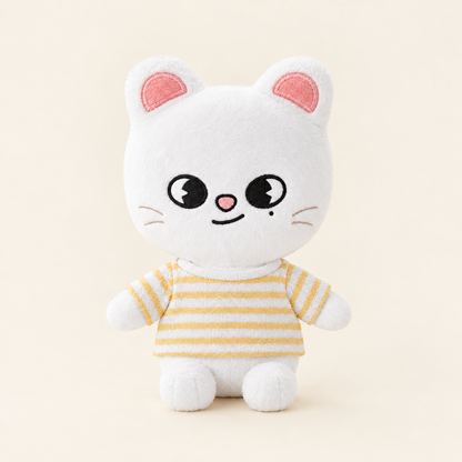 Striped T-Shirt – Yellow – for 10cm Plush