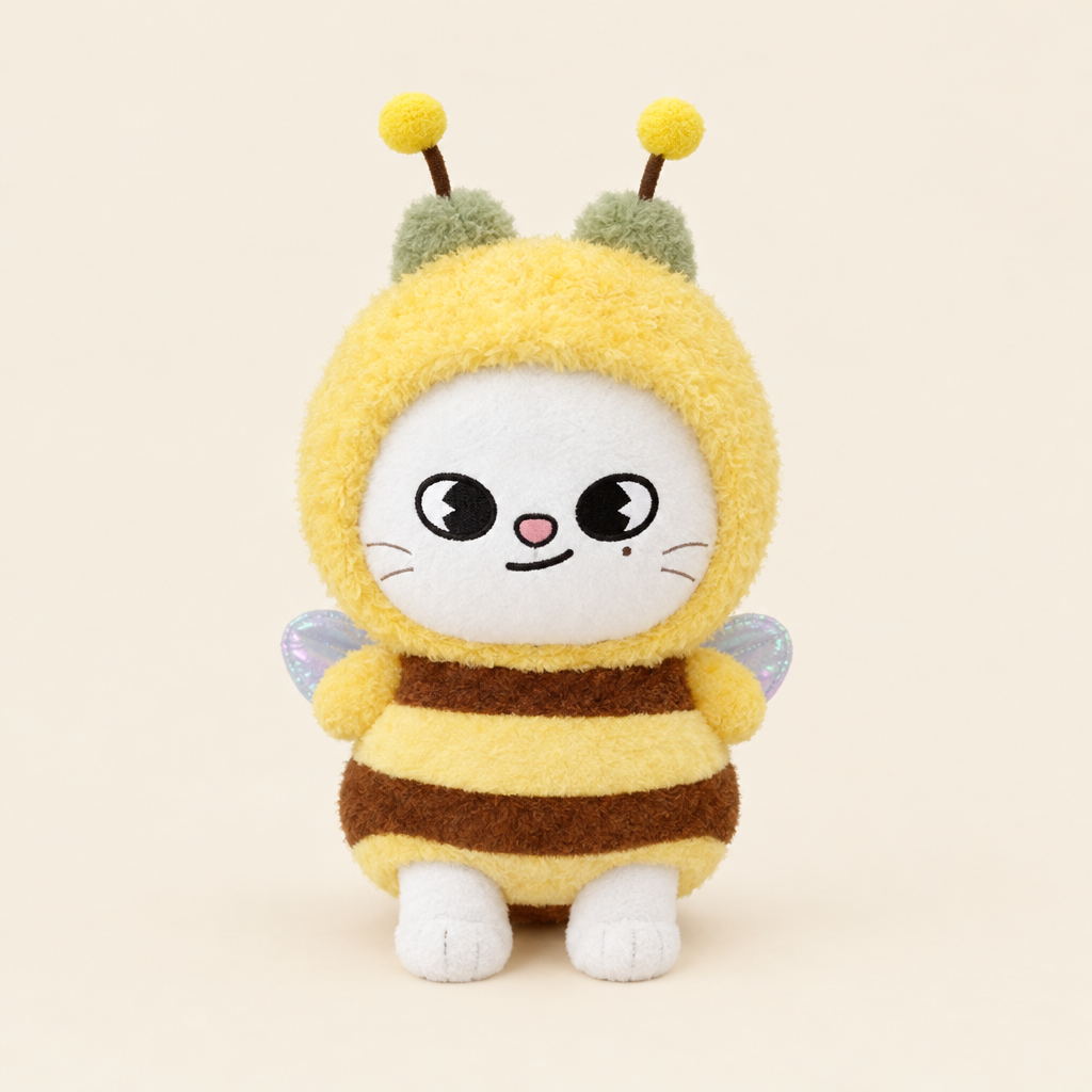 Bumblebee Costume for 10cm Plush