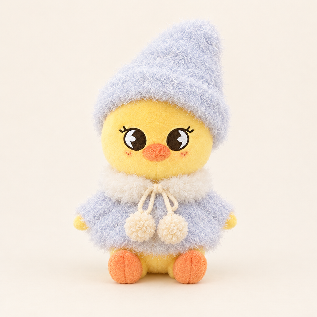 Hooded Cape & Hat Set – Lilac – for 10cm Plush
