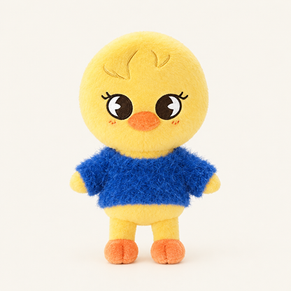 Fluffy Faux Fur Top – Royal Blue – for 10cm Plush