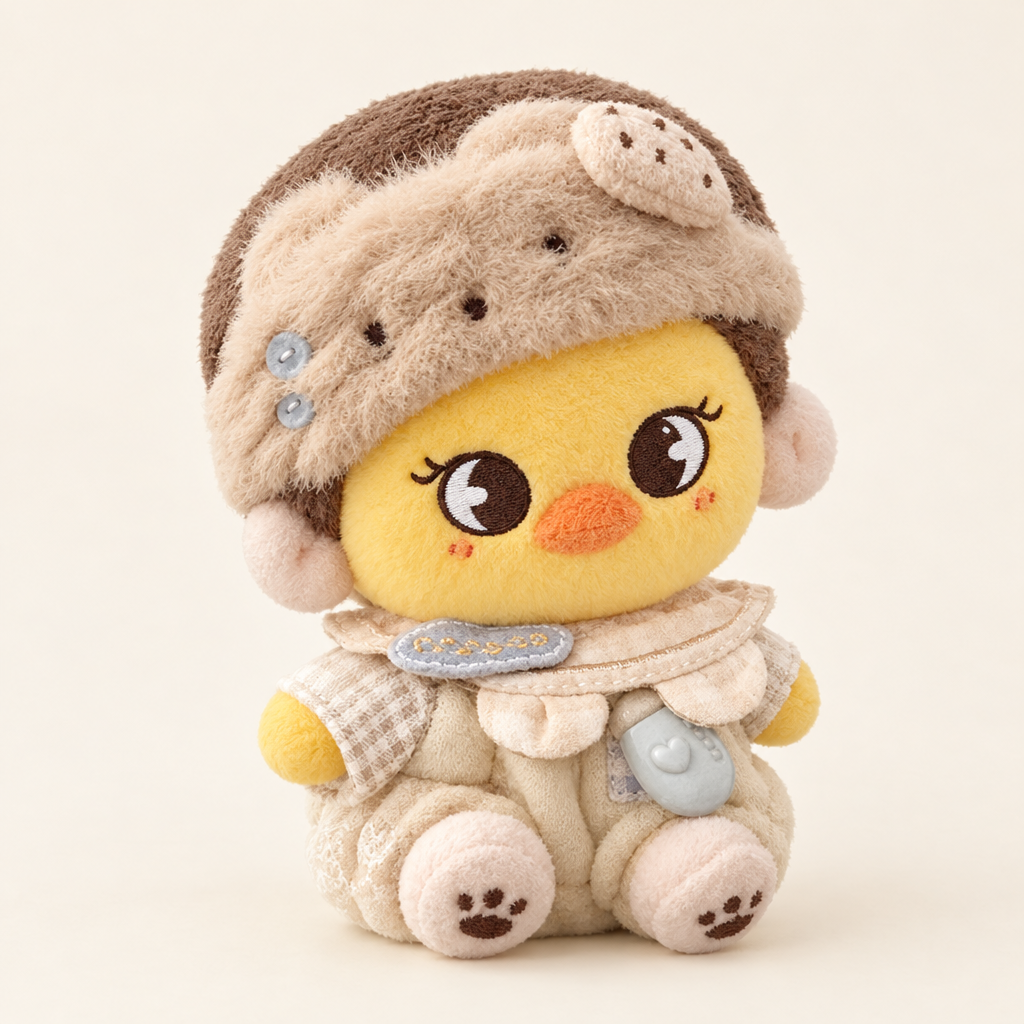 Teddy Cookie Outfit for 10cm Plush