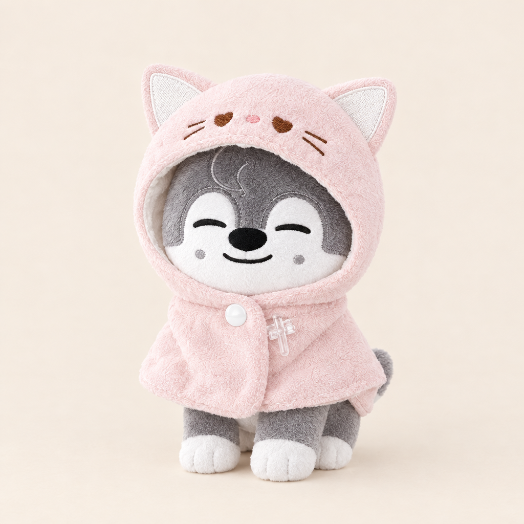 Cat Ear Cape for 10cm Plush