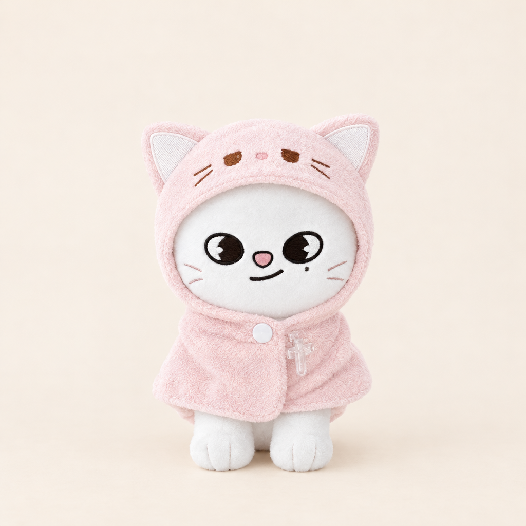 Cat Ear Cape for 10cm Plush