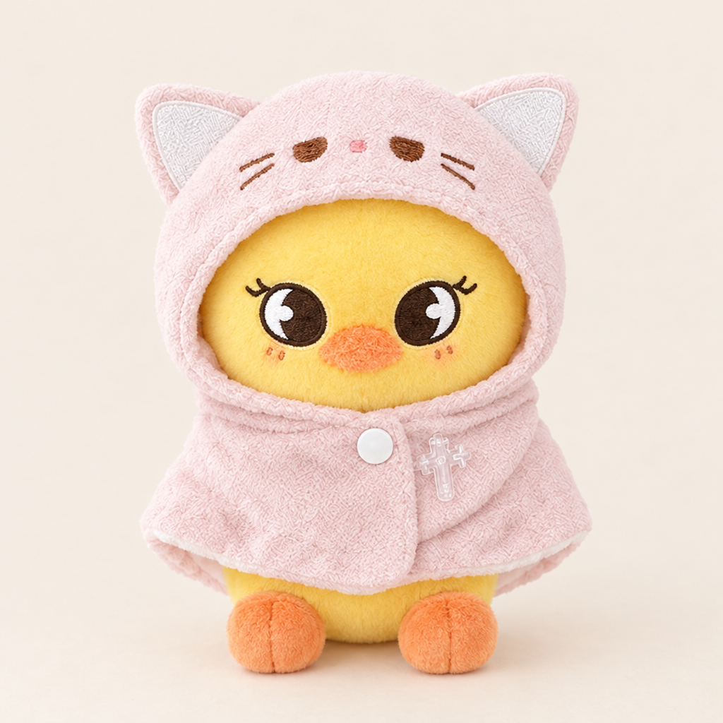Cat Ear Cape for 10cm Plush